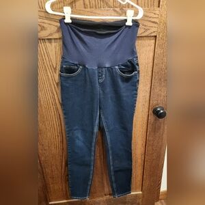 Motherhood BOUNCEBACK Dark Blue Postpartum Skinny Jeans